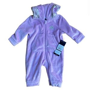 Adidas Baby Girl Onesie Hoodie 3 Mo NWT